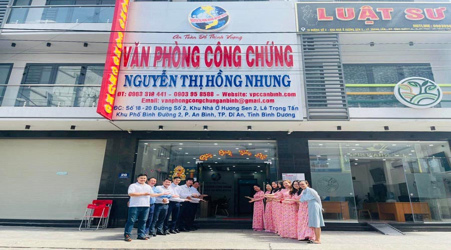 Văn phòng công chứng Nguyễn Thị Hồng Nhung