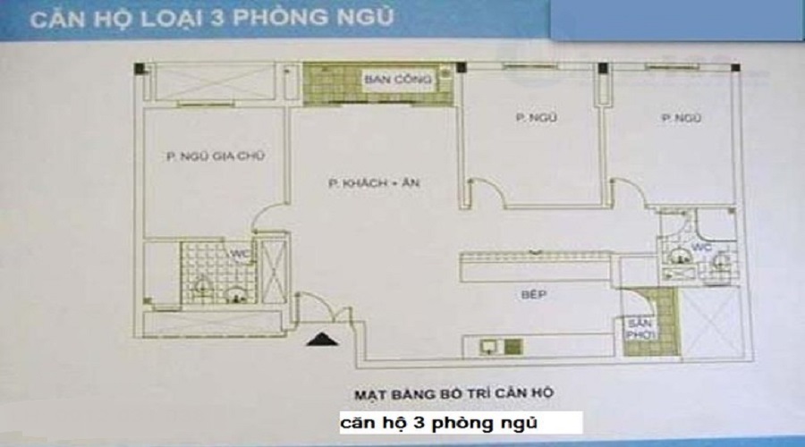 Thiết kế chung cư 3pn Bình Khánh Q2