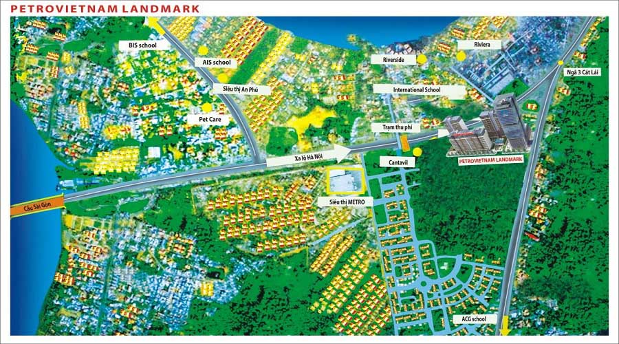 Tiện ích dự án chung cư PetroVietnam Landmark