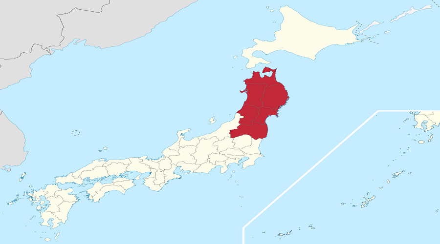 Bản đồ Tohoku