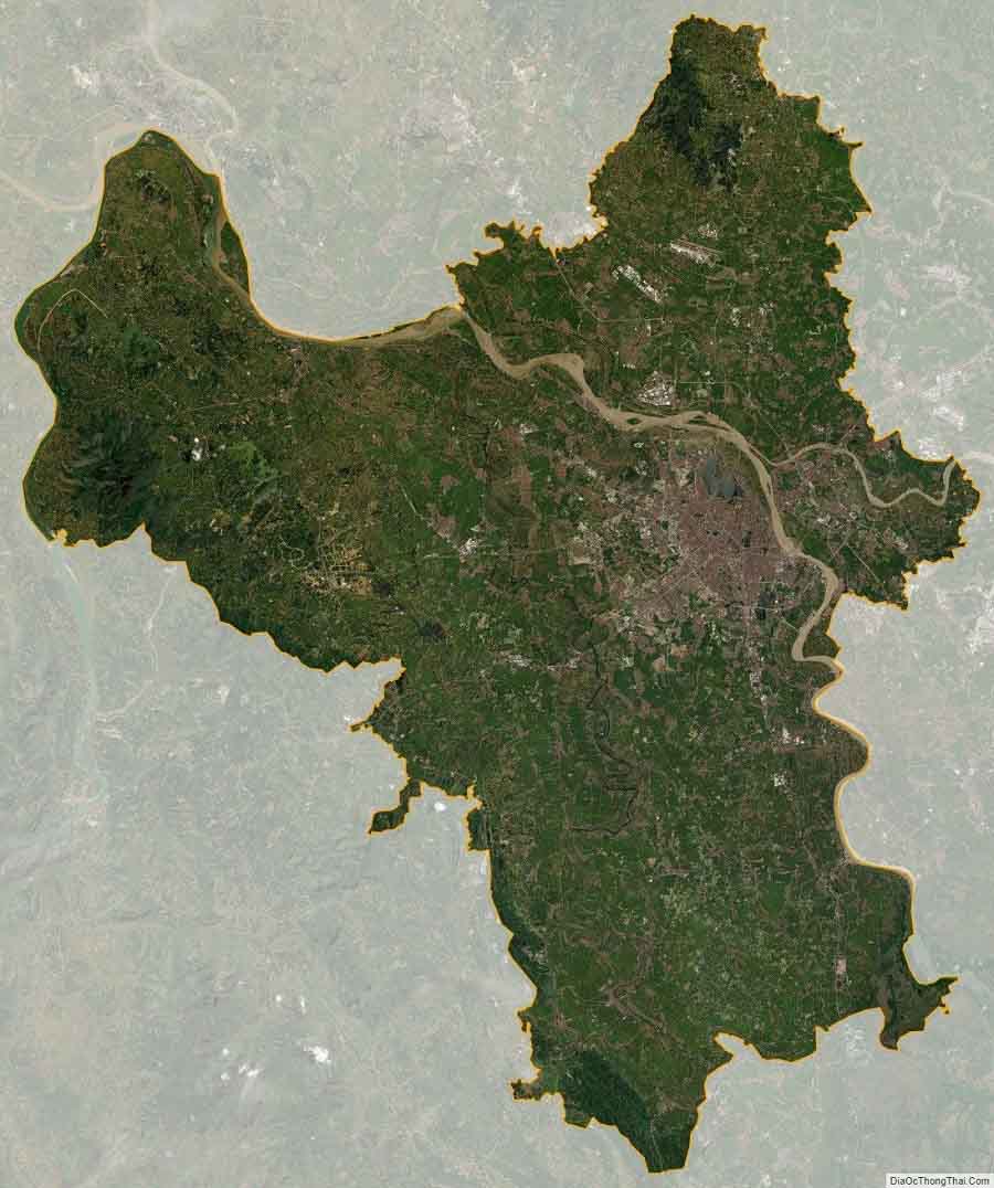 Bản đồ vệ tinh Hà Nội