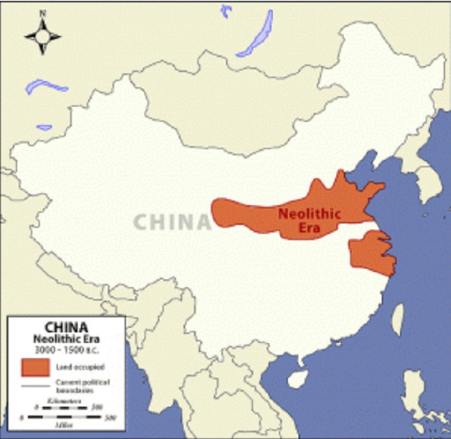 Bản đồ Trung Quốc thời đồ đá