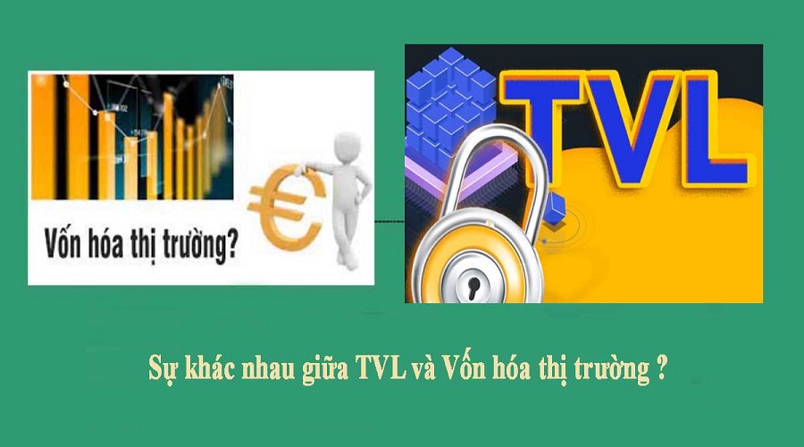 Sự khác nhau giữa TVL và Vốn hóa thị trường (Market Cap)