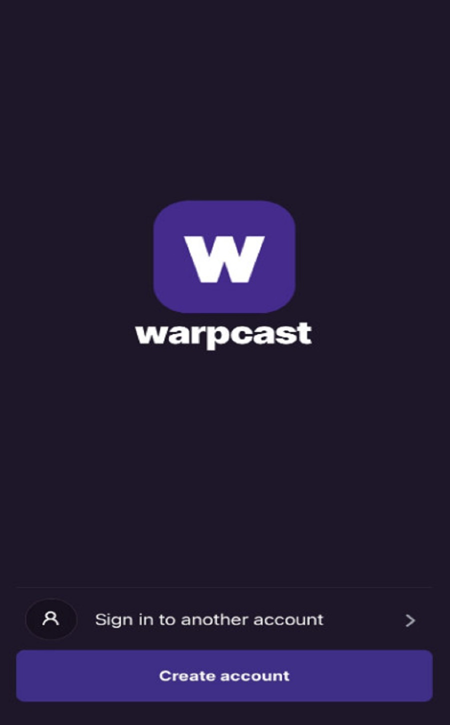 Mở ứng dụng Warpcast