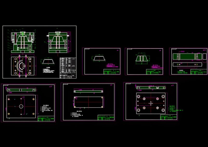Engineer reviewing technical drawings and customer specifications
