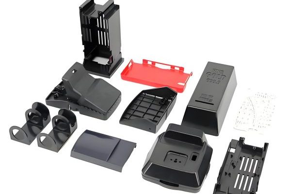 Assembly of plastic components showing fit and tolerance
