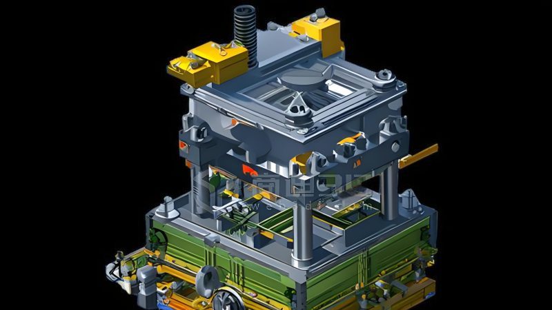 3D modeling software interface for mold design