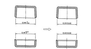 Tolerance conversion from part to mold